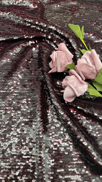 Quality Luxury 100% Polyester Leafy Sequin Embroidery Fabric Shine Sequin Fabric for sale
