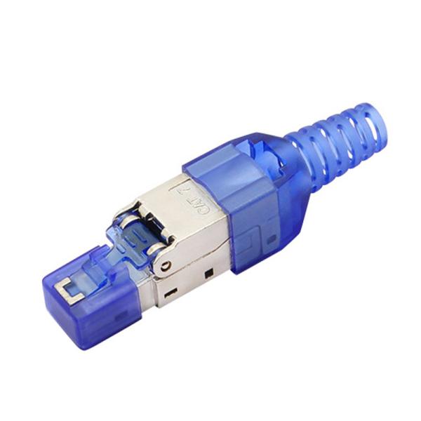 Quality Tooless STP Cat7 Cat8 CAT6A RJ45 Modular Plug 8P8C FTP Cable  Connector for sale