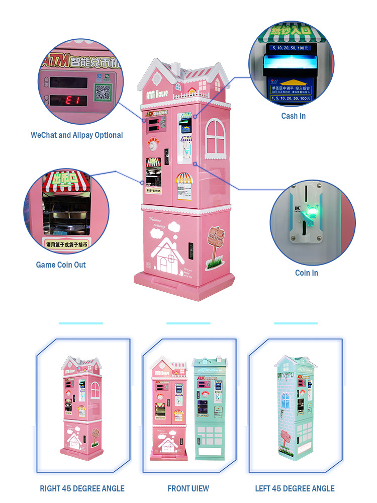 Villa Coin Exchange Machine / Arcade Amusement Coin Conversion Machine