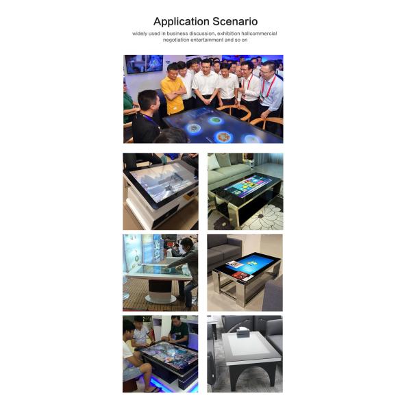 55'' Multi Touch Table Smart Android Interactive LCD Computer Advertising Screen