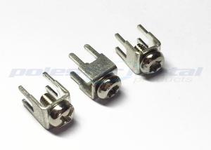 China 6-32 X 1/4 INCH Snap - In  PCB Mount Screw Terminal With Nickel Plated Brass Screws on sale