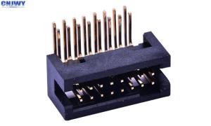 Buy cheap Box 16 Pin Header Connector , Control Board Right Angle Header Connector product