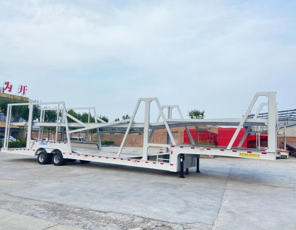 Quality AND9201TCL 2 Axles 6/8 Cars Transport Tractor Semi Trailer Towing Double Deck Semi Trailer for sale
