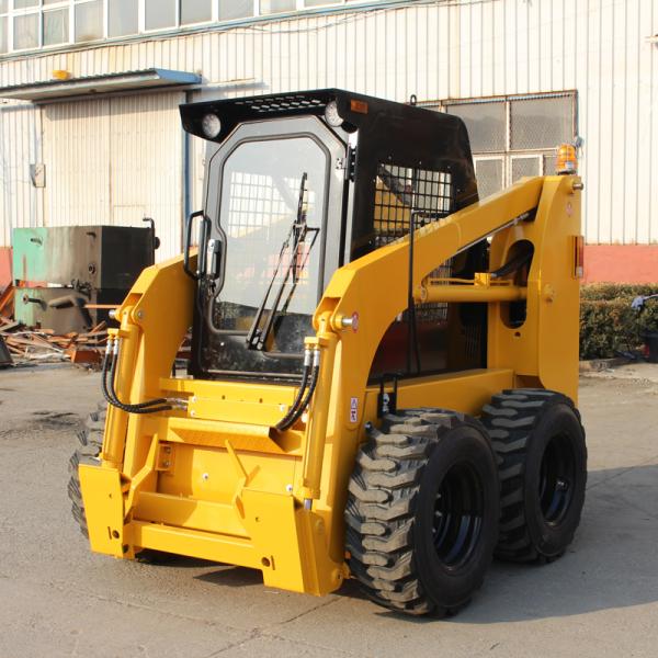 Mini Skid Steer Loader Diesel Crawler Loader 850kg Rated Operating Capacity