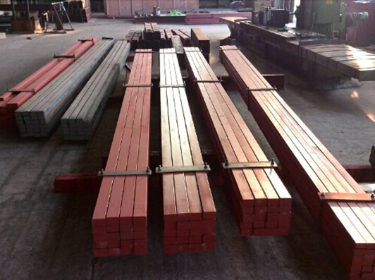 Hot - Rolled Flat Bar Standard Size Steel Crane Rail 60*40 For Overhead Crane
