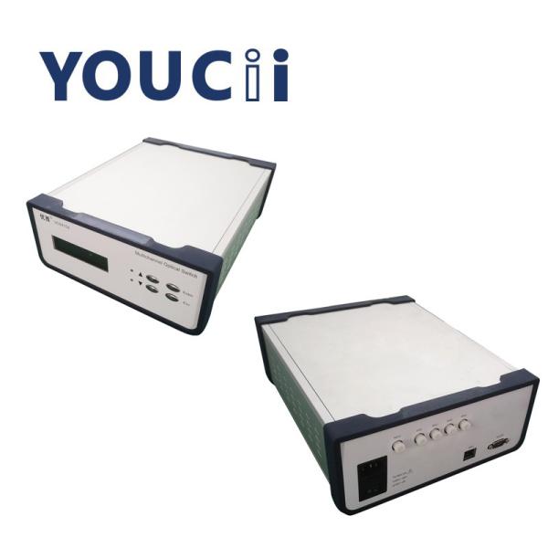 Quality 1x4 Desktop Optical Switch With Return Loss 50dB 1650nm Wavelength for sale