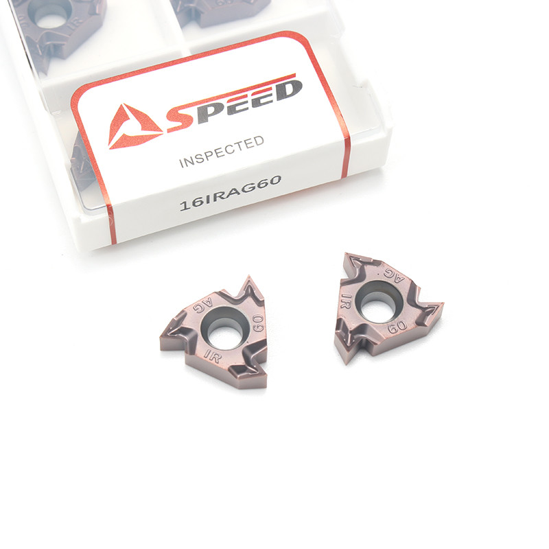 CNC Carbide External 16ir 16er AG60 Right And Left Threading Inserts Thread Cutting Tools