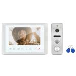 10 inch touch buttons video door phone with RFID access video intercom for home
