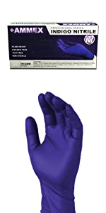 Puncture Resistance Disposable Medical Gloves White Color For Laboratory