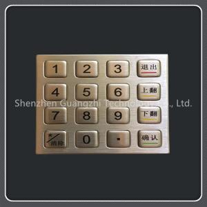 Buy cheap Micro Metal Numeric Keypad Dustproof For Self Service Inquiry Machine product