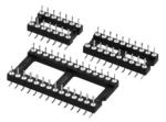 2.54mm Round Machine Pin Headers , Male IC Socket PCB Header Connector