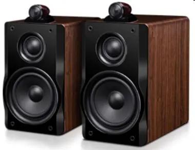 Quality Three Way Creative Passive Bookshelf Speaker HiFi With Wood Ash Finish for sale
