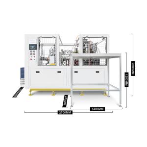 400gsm Ultrasonic Paper Bucket Making Machinery High Speed Disposable