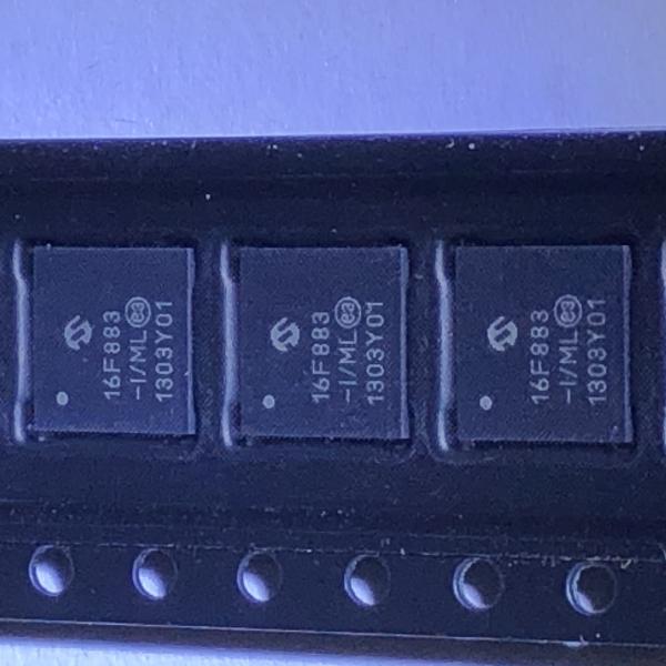 Quality PIC16F883-I/ML PIC 28 Pin Microcontroller IC QFN Automotive Power Management IC for sale