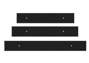 Black Foam Squeegee Rubber Refills Without Metal Frame