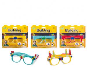 Buy cheap Amazon cross-border building block glasses with small particle building block manufacturers wholesale children