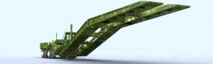 Buy cheap Emergency Deck Wheel Type Striking Bridge / Amphibious Bridge For Craters, Ditches product