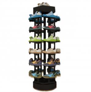 Buy cheap Organizer Retail Shoe Display Rack Flooring Metal Stands Commercial product