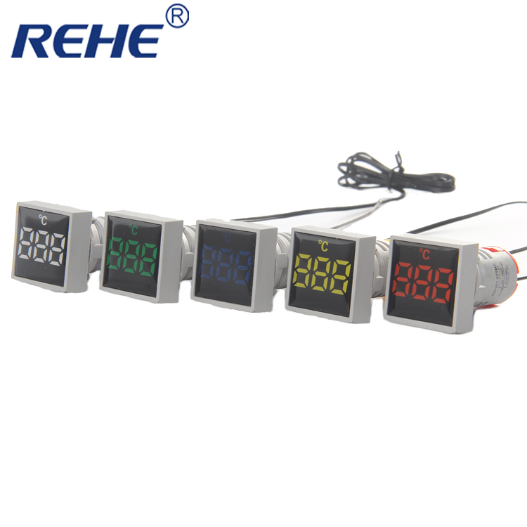 New Design mini Square panel led indicator hz frequency meterlight/lamp with digital led display