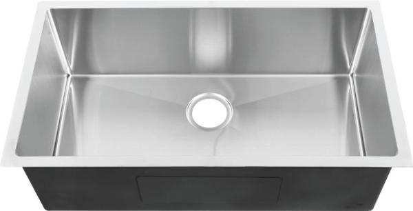 Quality 32''X18''X10'' Undermount Stainless Steel Kitchen Sink With Dampening Pads for sale