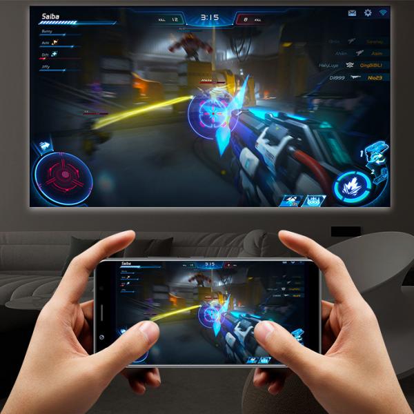 Portable WiFi Mobile Phone Mini Projector Multipurpose 1080P HD