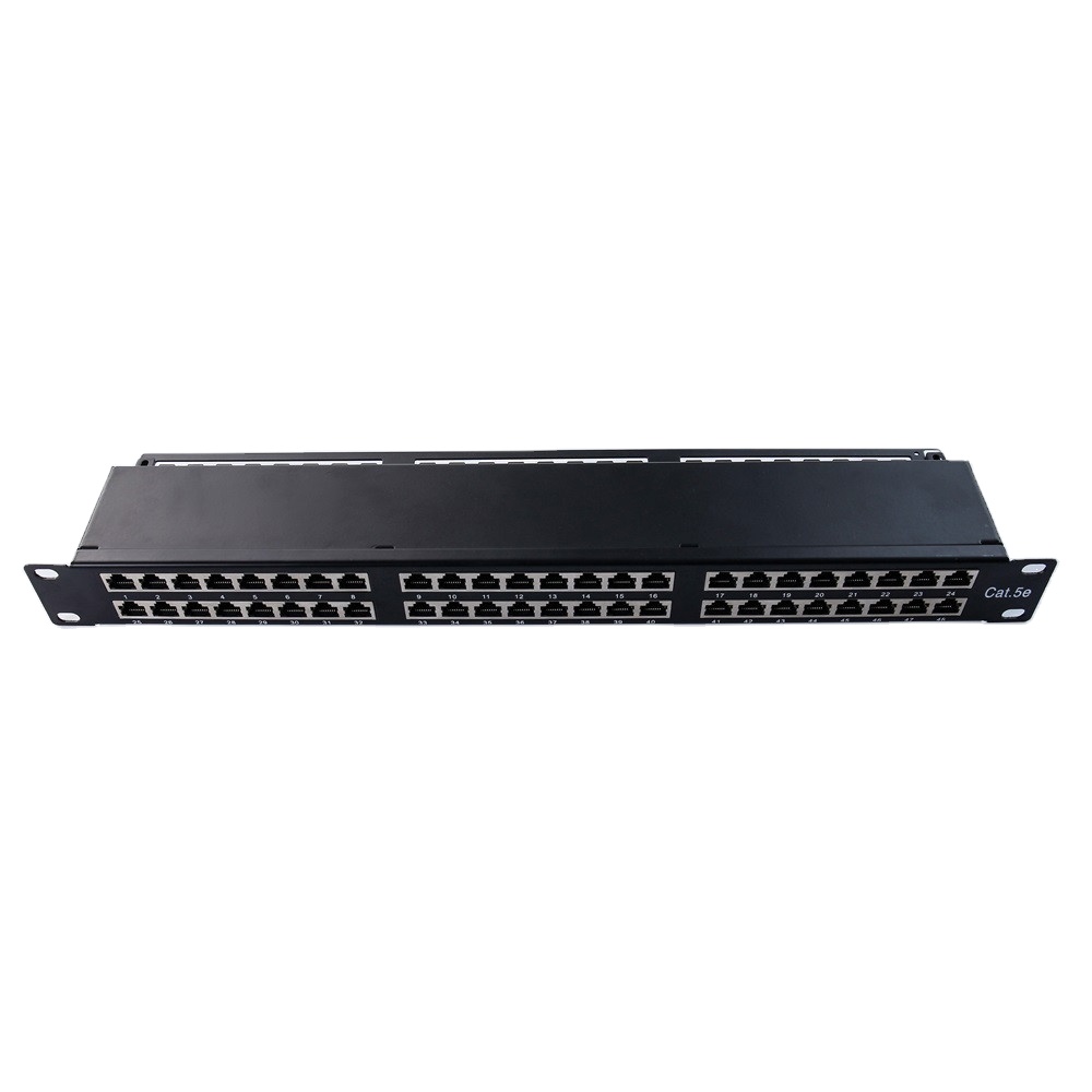 48 Port Networking Patch Panel for Cat5e/Cat6/Cat6a/Cat7 Modular and Networking System