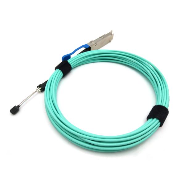 12.3 GHz OM3 QSFP+ To QSFP+ AOC Active Optical Cable