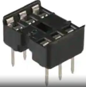 243-06-1-03 6 Pin Ic Socket Row Spacing Ic Socket Connector Open Frame