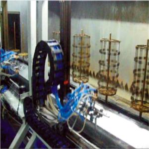 On Line Coating Auto Painting Machine Four Axis 3kw For Motorcycle Helmet