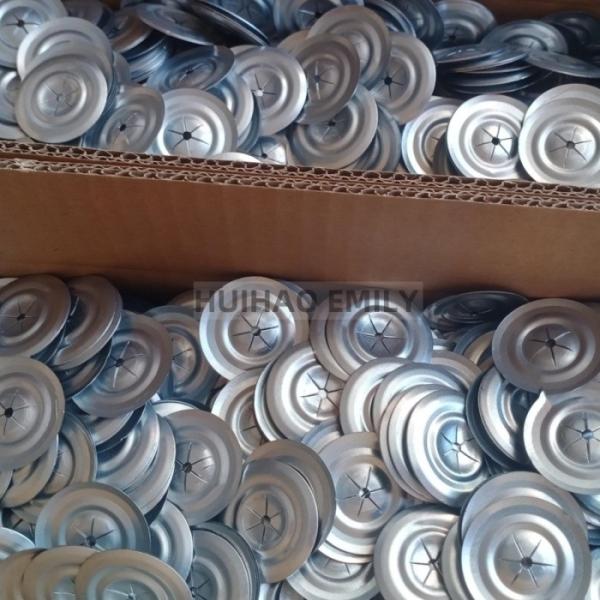 Round self locking washer