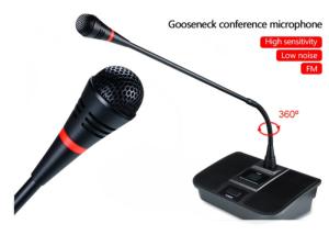 Wireless Dedicated Conference System Microphone U Segment UHF Four Gooseneck