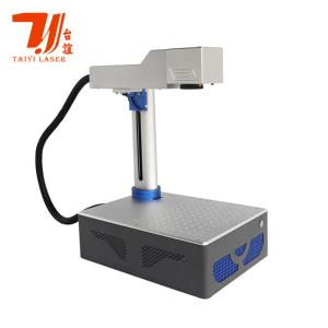 Desktop 20W 30W 1064nm Optical Fiber Laser Marking Machine