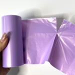 Offset Printing Surface Handling LDPE Plastic Trash Bag on Roll for Beige