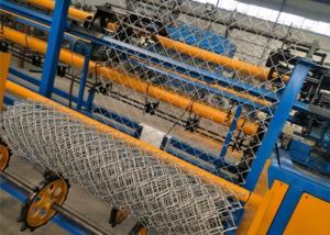 Buy cheap High Efficiency Automatic Chain Link Machine , Galvanized Wire Chain Link Fence Equipment product