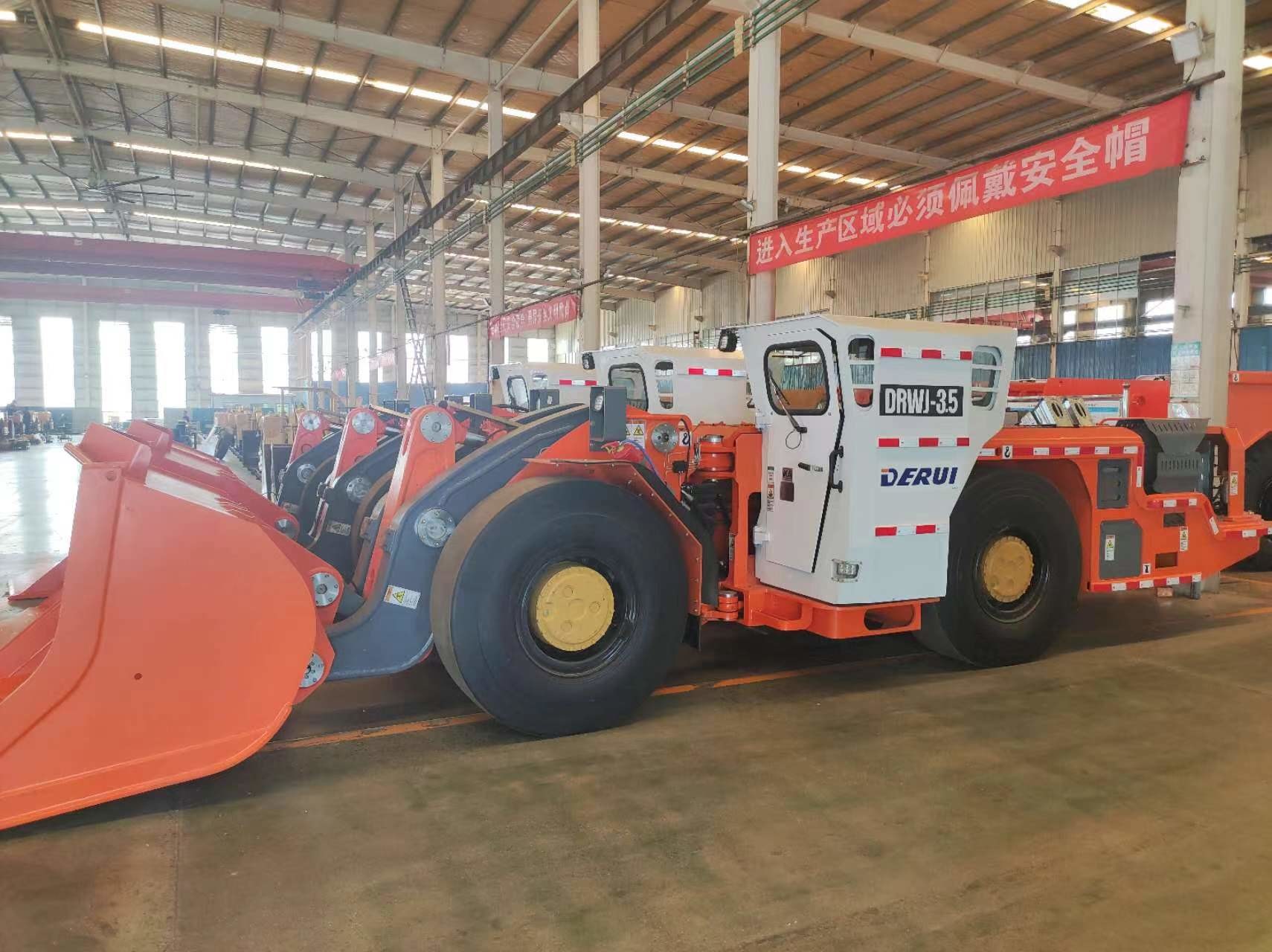 Payloader Underground Mine Usage Wheel Loader Bucket 3.5 Cube 3 CBM