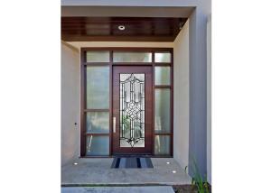 China Sidelight Decorative Panel Glass , Architectural Stained Glass Door Panels on sale
