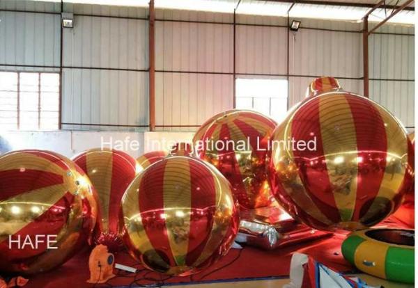 Quality Inflatable Event Structures Decoration 2.5m Gloden Mirror Balloon for sale