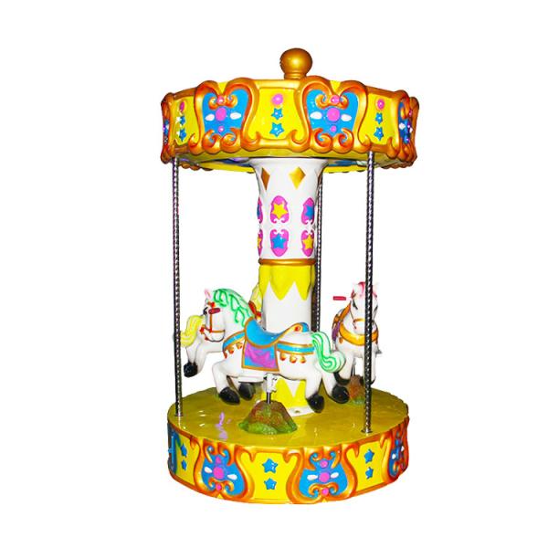 Quality Kids Amusement Coin Operated Carousel Kiddie Ride Merry Go Round for sale