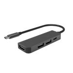 PD Charging Notebook Computer CE ROHS 4 In 1 USB C Hub