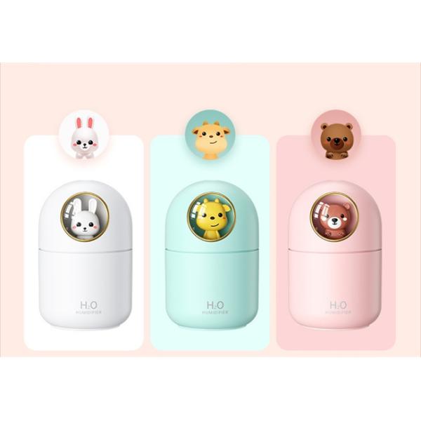 Auto Shut Off 300ML Air Purifier Humidifier CE RoHS 50ml/H Space Rabbit Humidifier