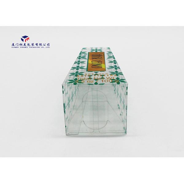 Trapezoid Custom Printed Plastic Boxes Clear Plastic Box For Gift 0.3mm Thickness