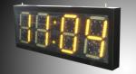 RF Remote Control Digital Projection Wall Clock with Indoor Thermometer and