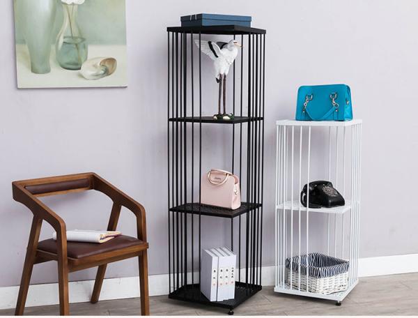 Quality Multi Function Shop Display Shelving Bag Display Rack 4 Layers Customized Logo for sale