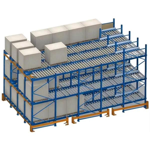 Gravity Carton Flow System Pallet Flow Racking With Roller Package Gross Weight 200.000kg