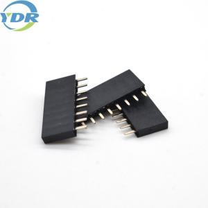 China Female Header Wire Harness Connectors Single Row 2.54mm Pitch Connector 8.5mm Height on sale
