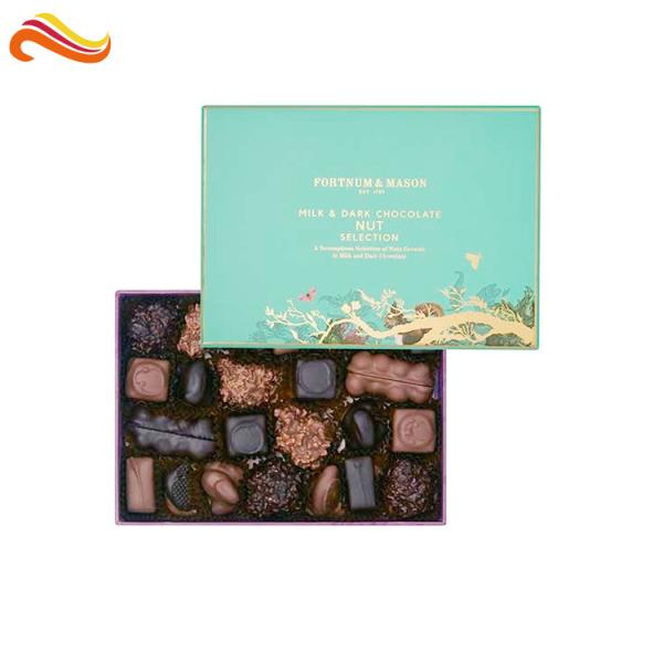 Quality ROSH Chocolate Gift Boxes Packaging Customized Printed 2mm Cardboard Material for sale