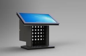 D6 Touchscreen kiosk with media player