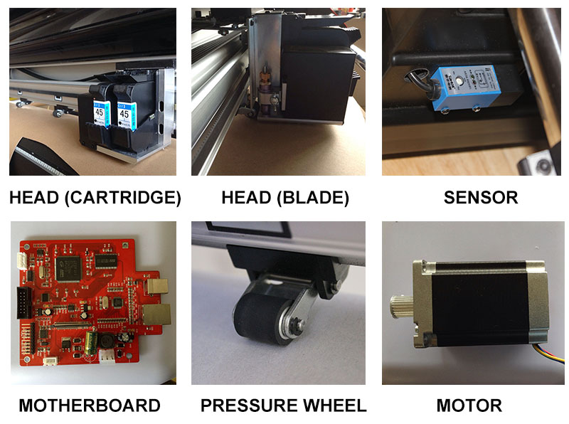 Industrial Cutting Plotter Machine , Network Interface Smart Inkjet Printer
