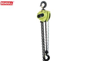 China Chorme Surface Manual 1 Ton Chain Block For Warehouse , Standard Lift 3m on sale