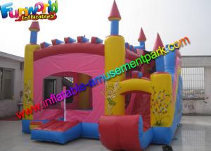 China Trink Bell Vinyl Inflatable Bouncy Slide , Inflatable Combo Jumping Castle on sale